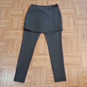 Bylyse Gray Stretch Pants Skirt